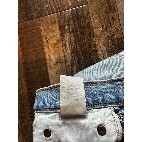 Aritzia Denim Forum The Arlo High Rise Straight Light Wash Size 26 X 26 - Picture 4 of 6